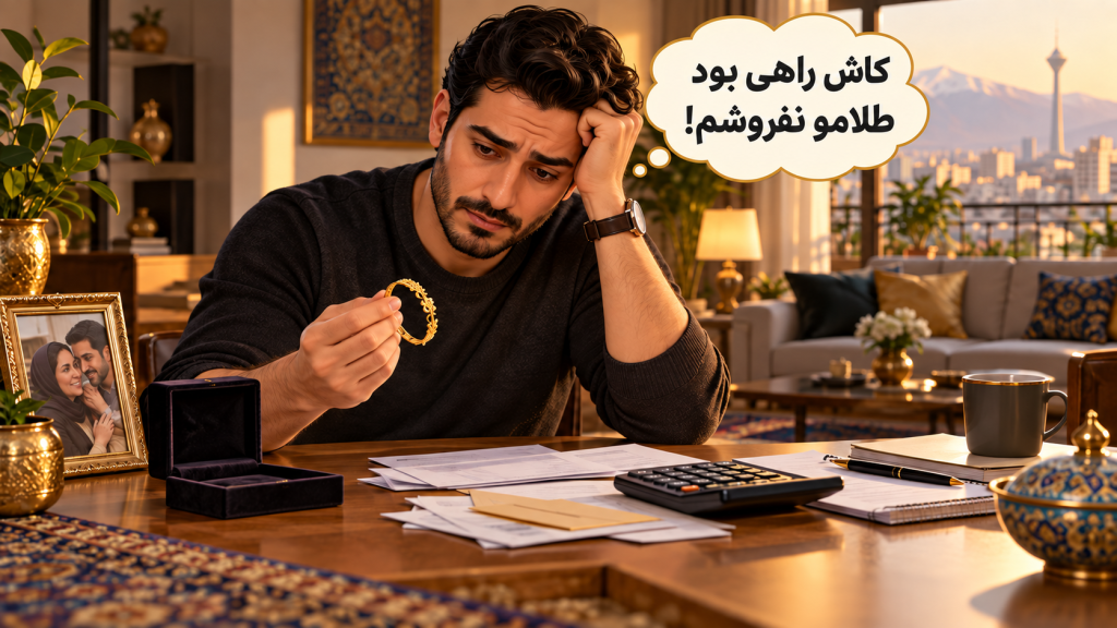 مراحل دریافت نقدینگی با طلا بدون فروش طلای یادگاری