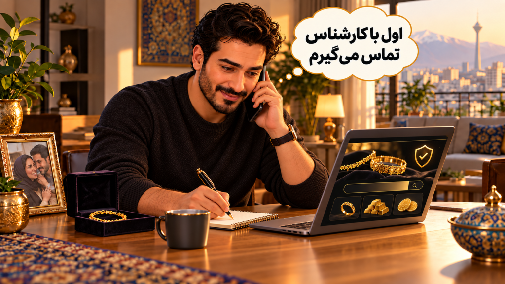 تماس با کارشناس طلای پارسی برای دریافت مشاوره اولیه